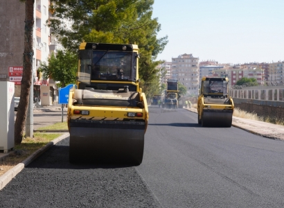 Cengizler Caddesi ve Aydın Arslan Bulvarı’ndaki asfalt çalışması tamamlandı